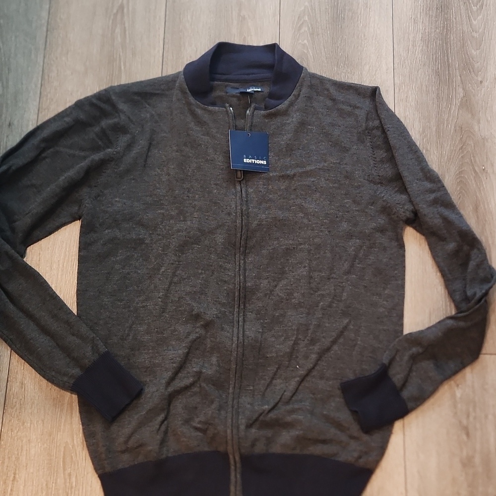 COPY - Basic Edition Light Zip Up Sweater